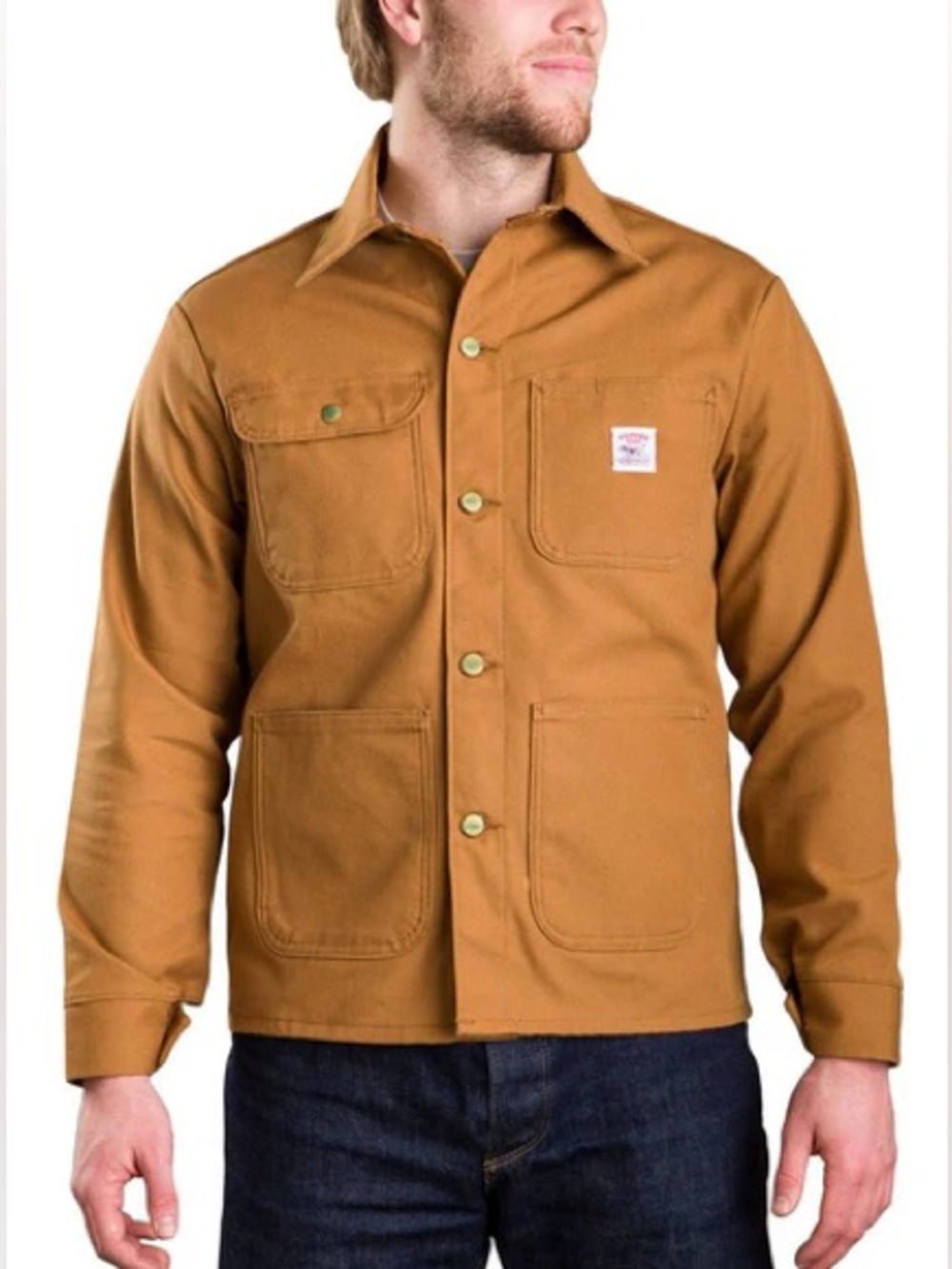 Pointer Brand Brown Duck Chore Coat Lightweight Duck Canvas USA Made Size XSmall